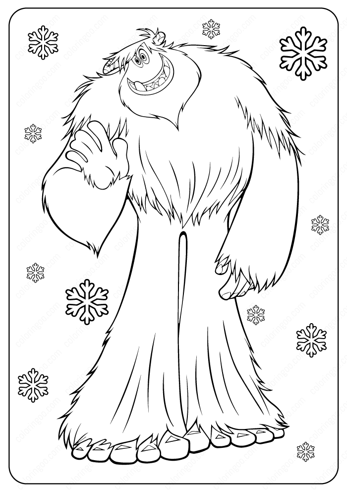 Smallfoot Coloring Pages