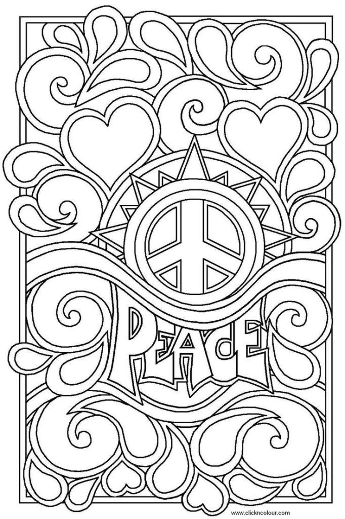 Coloring Pages For Teens Printable