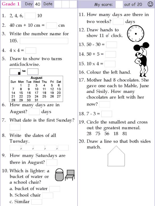 Mental Maths For Class 3 Icse