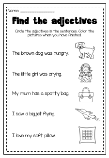 First Grade English Worksheets For Grade 2