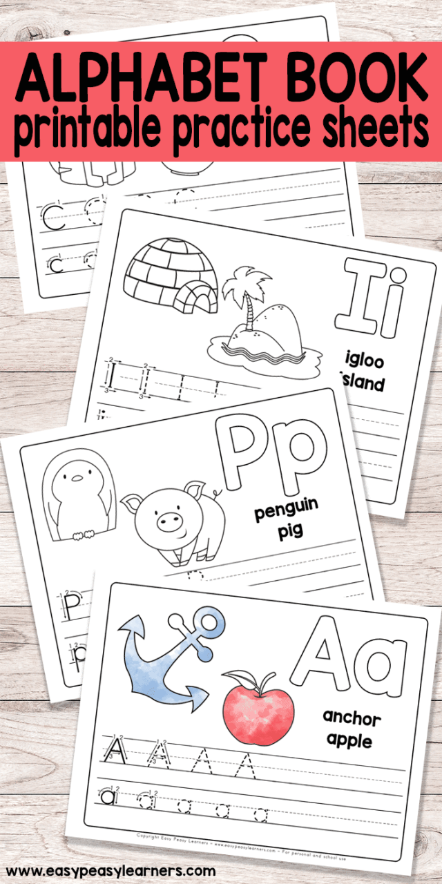 Printable Alphabet Book Pdf