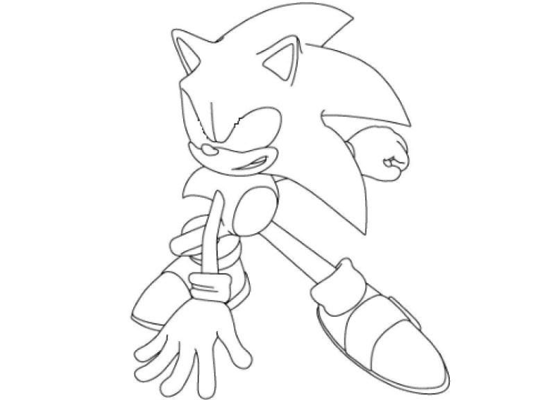 Super Sonic Coloring Pages