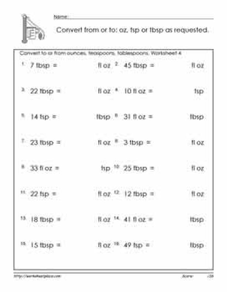 Metric Conversion Worksheet