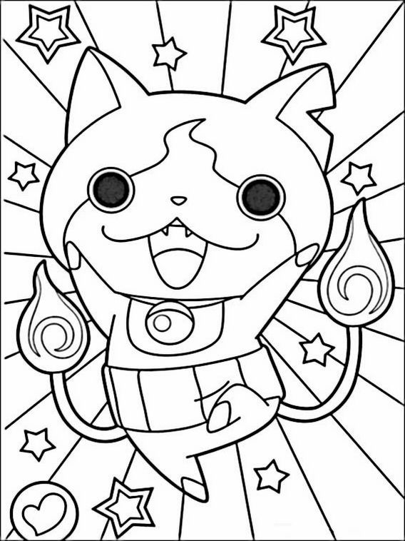 Yo Kai Watch Coloring Pages