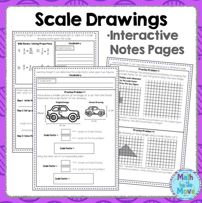 Scale Factor Worksheet For 7th Grade