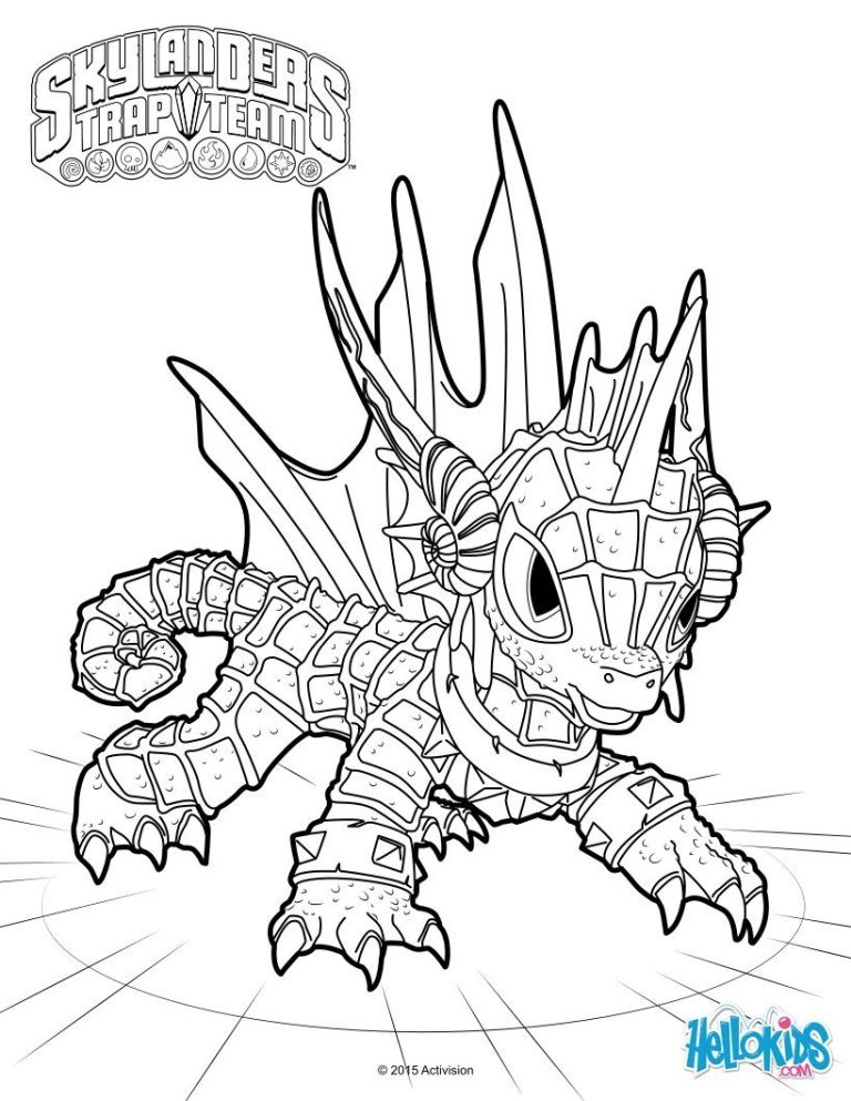 Skylanders Coloring Pages