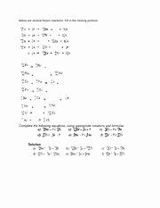 Nuclear Decay Worksheet Answers