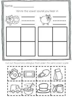 Rhyming Worksheets Cut And Paste