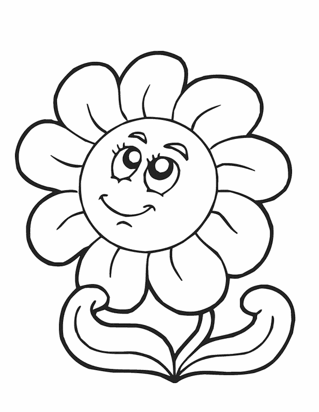 Spring Flower Coloring Pages