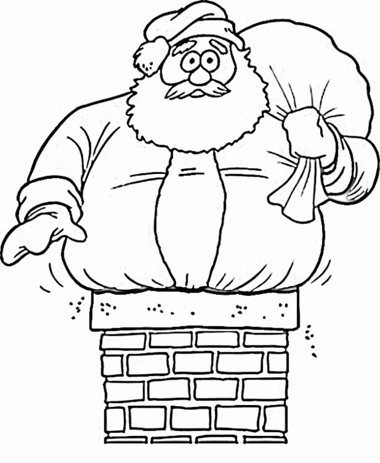 Santa Coloring Pages