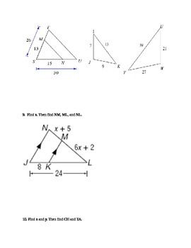 Similar Triangles Worksheet Pdf