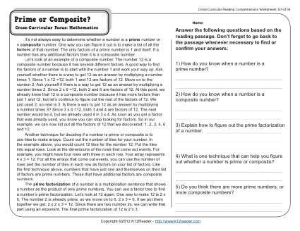 Comprehension For Class 10