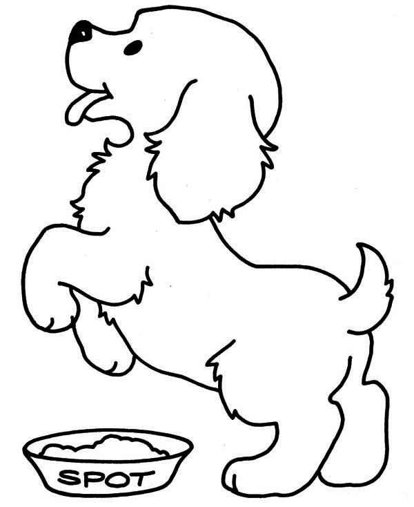 Cute Puppy Coloring Pages