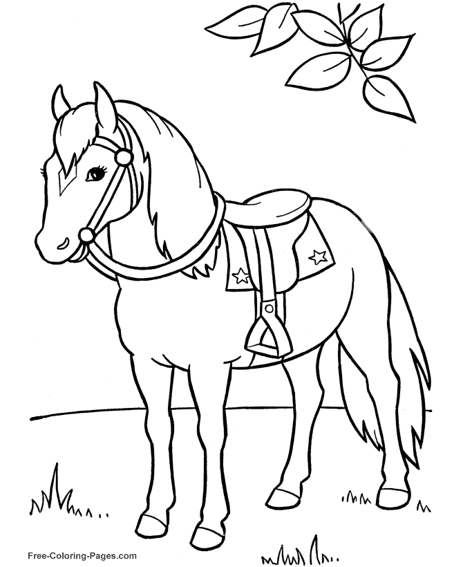 Horse Coloring Pages Free