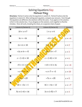 Solving Multi Step Equations Worksheet Doc