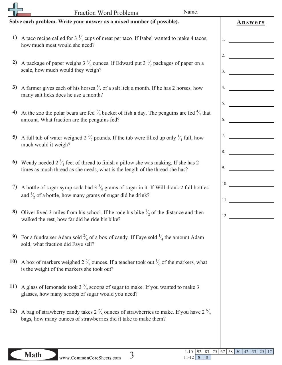 Addition Free 2nd Grade Math Worksheets