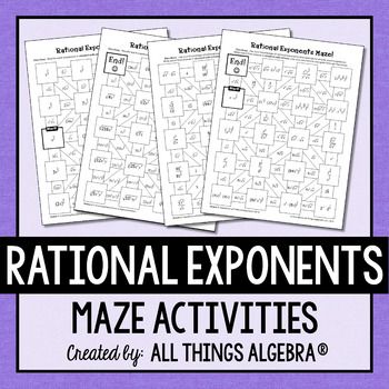 Rational Exponents Worksheet Answer Key