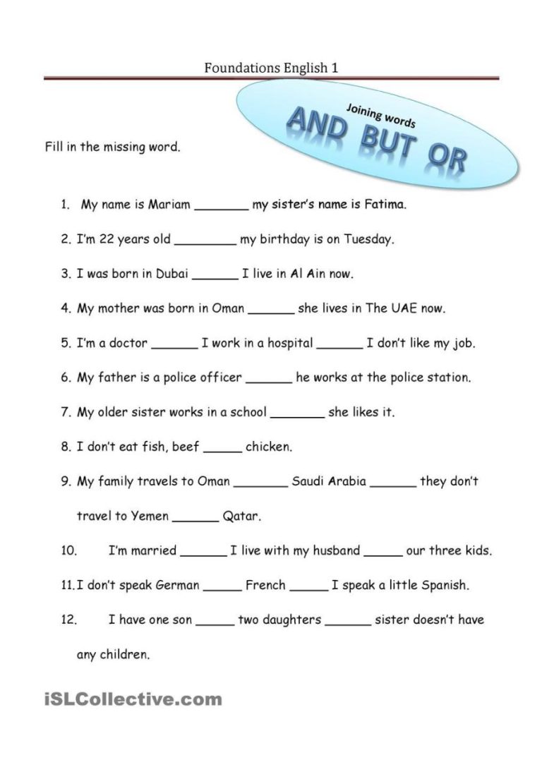 Ela Worksheets For 6th Grade