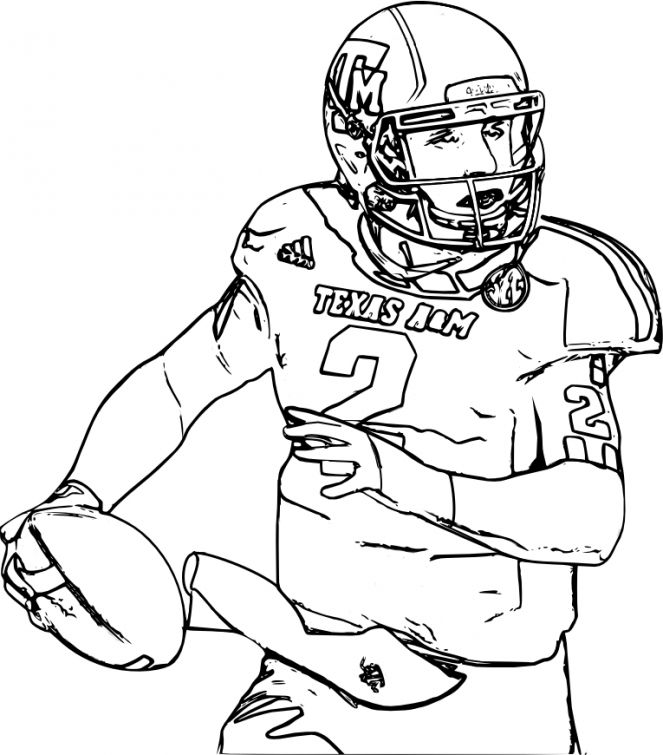 Football Coloring Pages For Adults