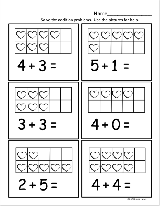 Free Addition Worksheets