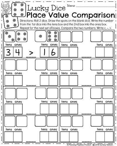 First Grade Place Value Worksheets For Grade 1