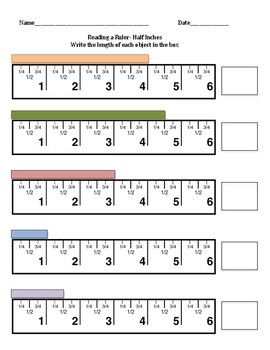 Tape Messure Reading A Tape Measure Worksheet