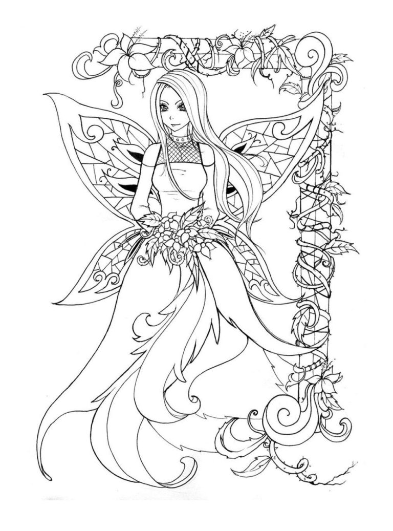 Fairy Pictures To Colour