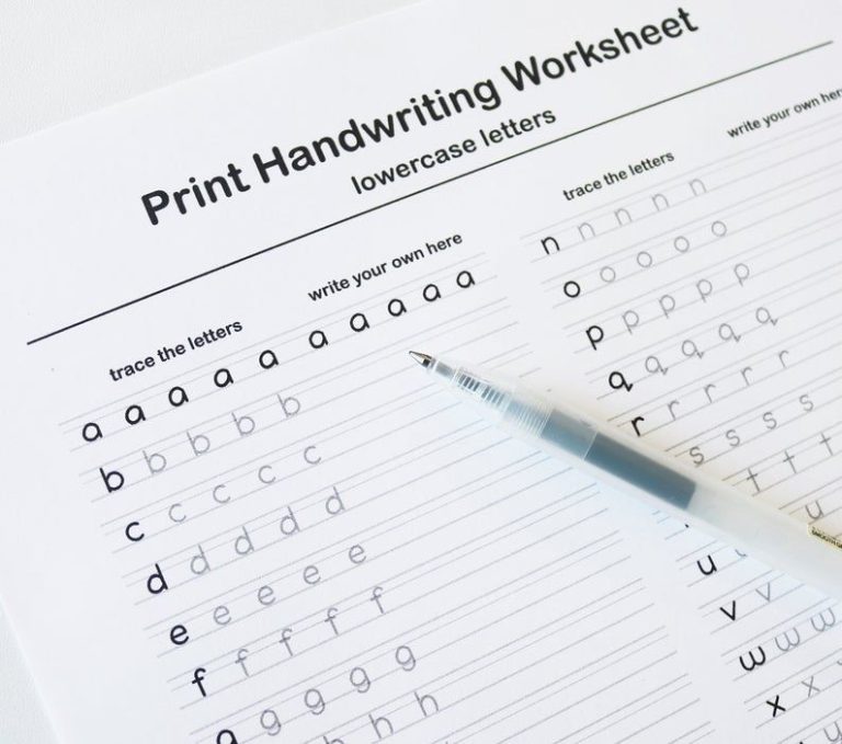 Handwriting Worksheets Pdf For Adults