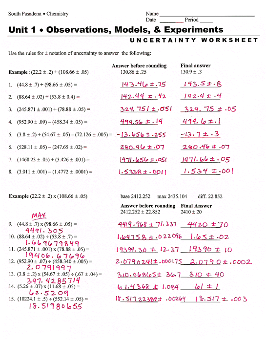 Dimensional Analysis Worksheet 2