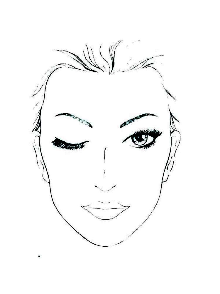 Face Coloring Pages