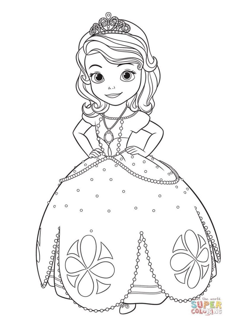 Princess Sofia Coloring Pages