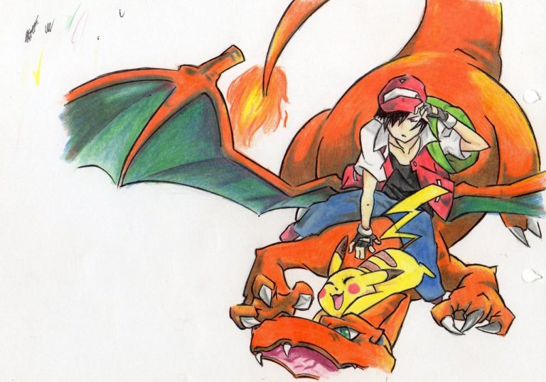 Pokemon Drawing With Colour