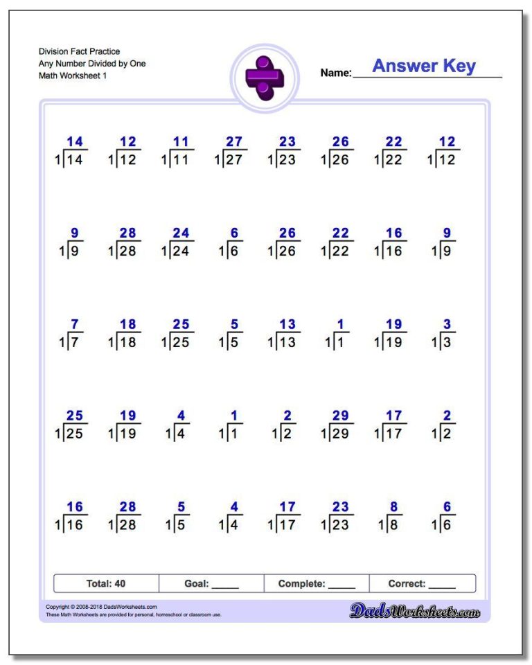 Division Math Problems