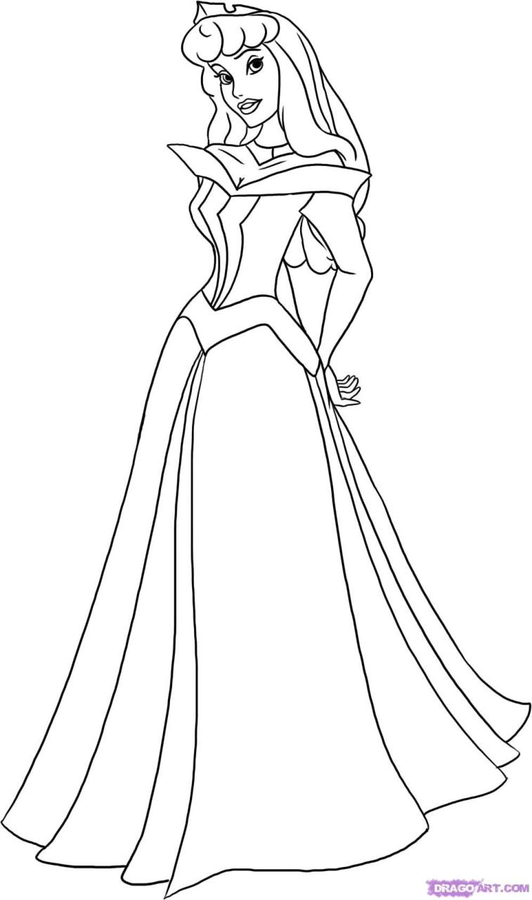 Aurora Coloring Pages