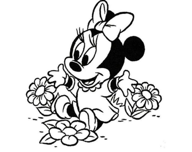 Minnie Mouse Coloring Pages