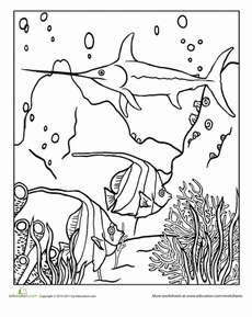 Underwater Coloring Pages