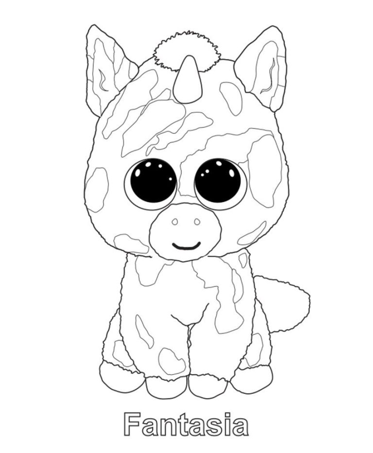 Beanie Boo Coloring Pages