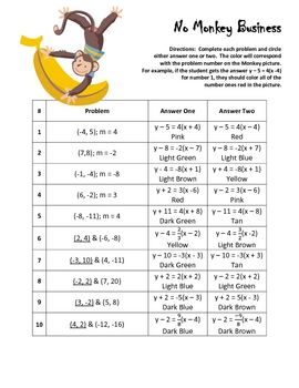 Point Slope Form Practice Worksheet