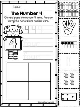 Number Sense Worksheets For Preschoolers