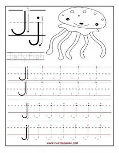 Letter J Worksheets Printable