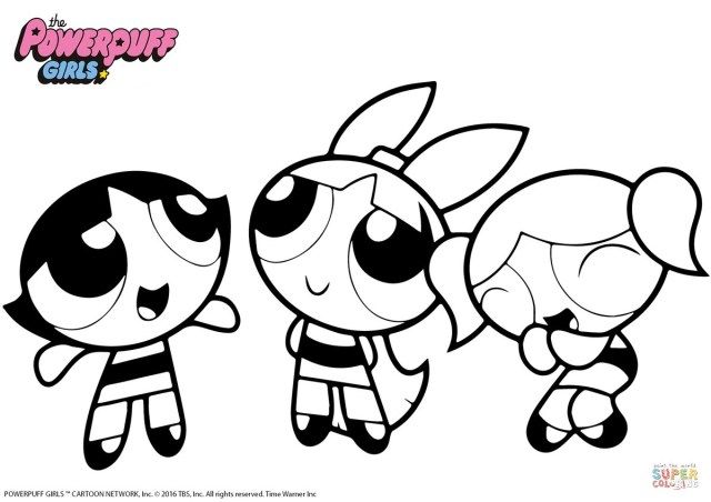 Powerpuff Girls Coloring Pages