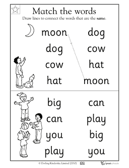 Kindergarten Reading Worksheets Free Printables