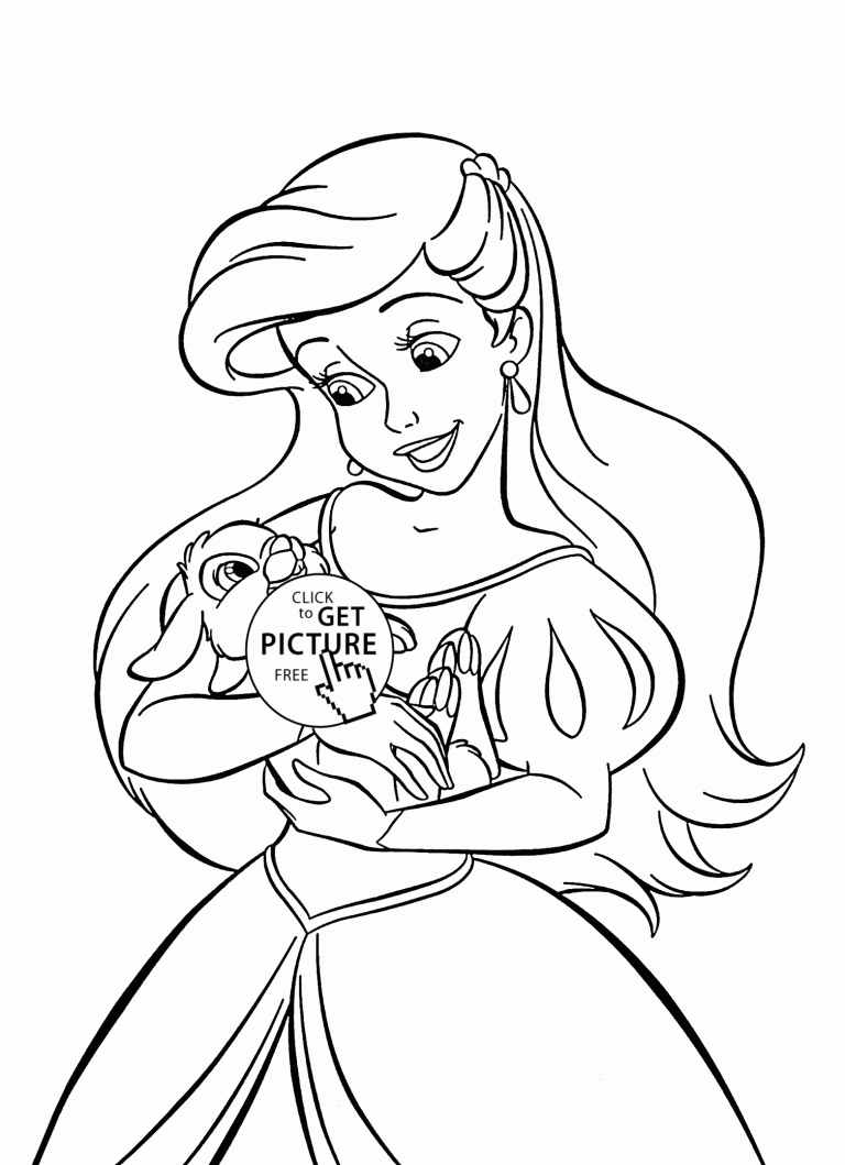 Princess Coloring Pages For Girls