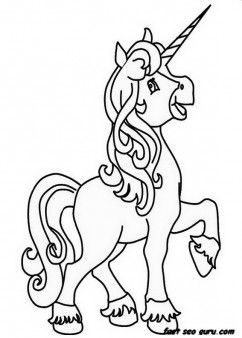 Coloring Pages For Girls Unicorn