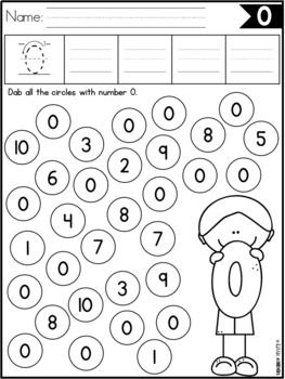 Number Sense Worksheets For Kindergarten