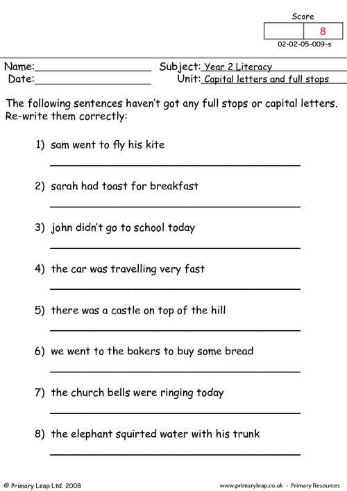 Year 7 English Worksheets Uk