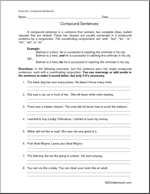 Complex Sentences Worksheet Ks2