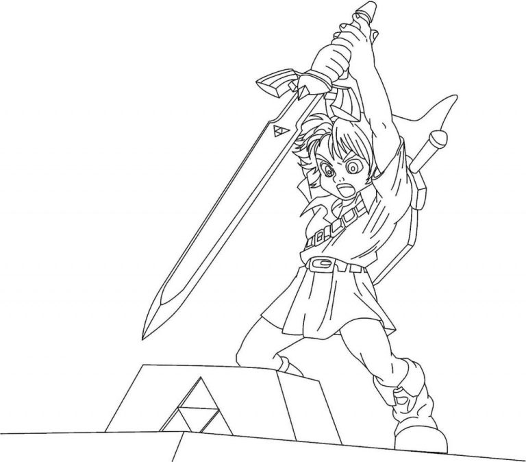 Zelda Coloring Pages