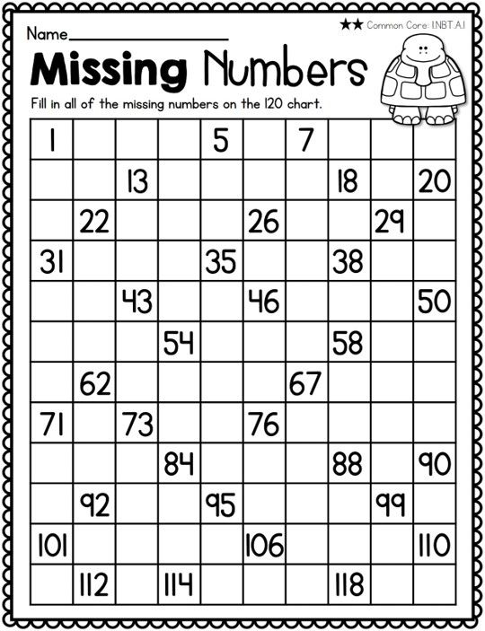 Number Sense Worksheets 1st Grade