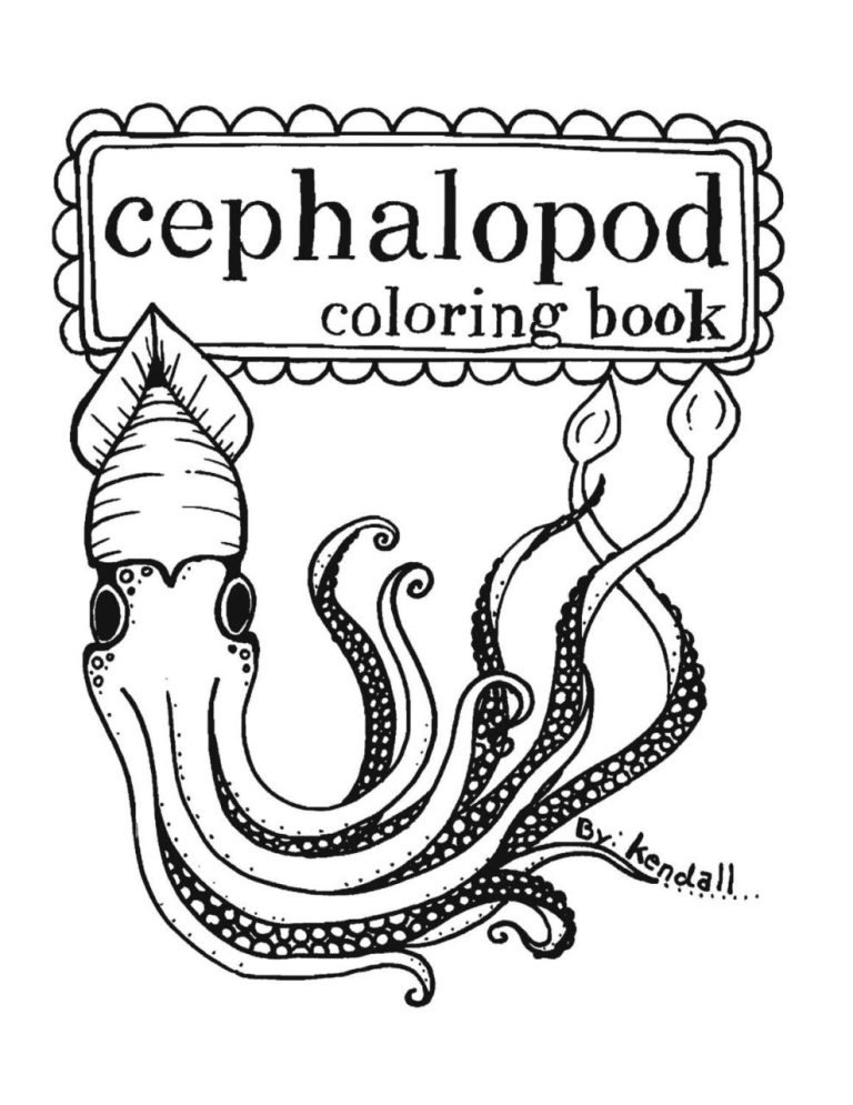 Squid Coloring Page